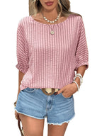 Women's Blouse with Striped Pattern
